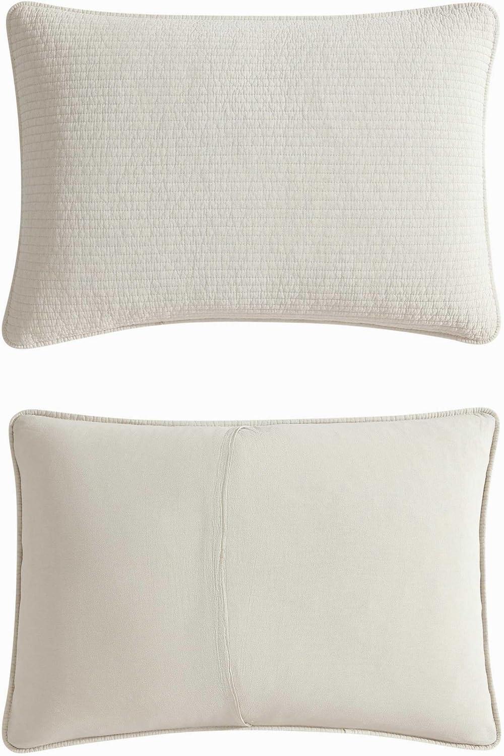 Nautica Bayport Nautica Seashore Stitch Solid Cotton Quilt Set