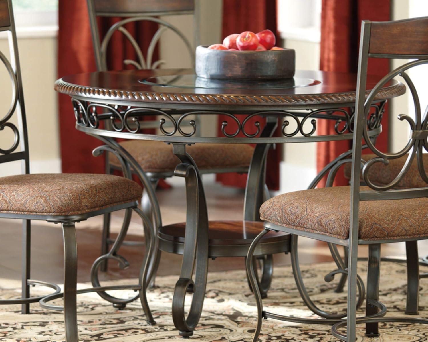 Signature Design By Ashley Traditional Glambrey Dining Table Brown