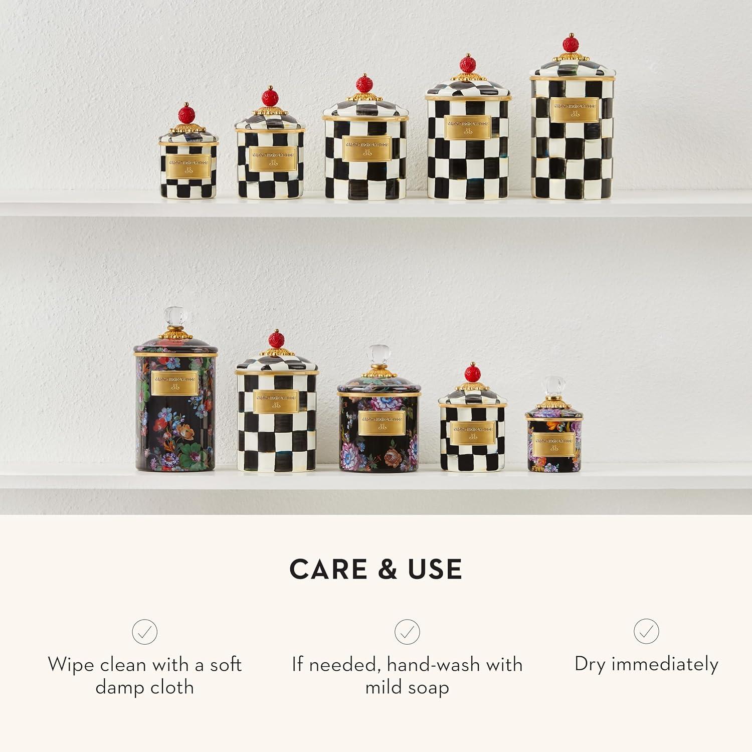 MacKenzie-Childs Courtly Check® Canister
