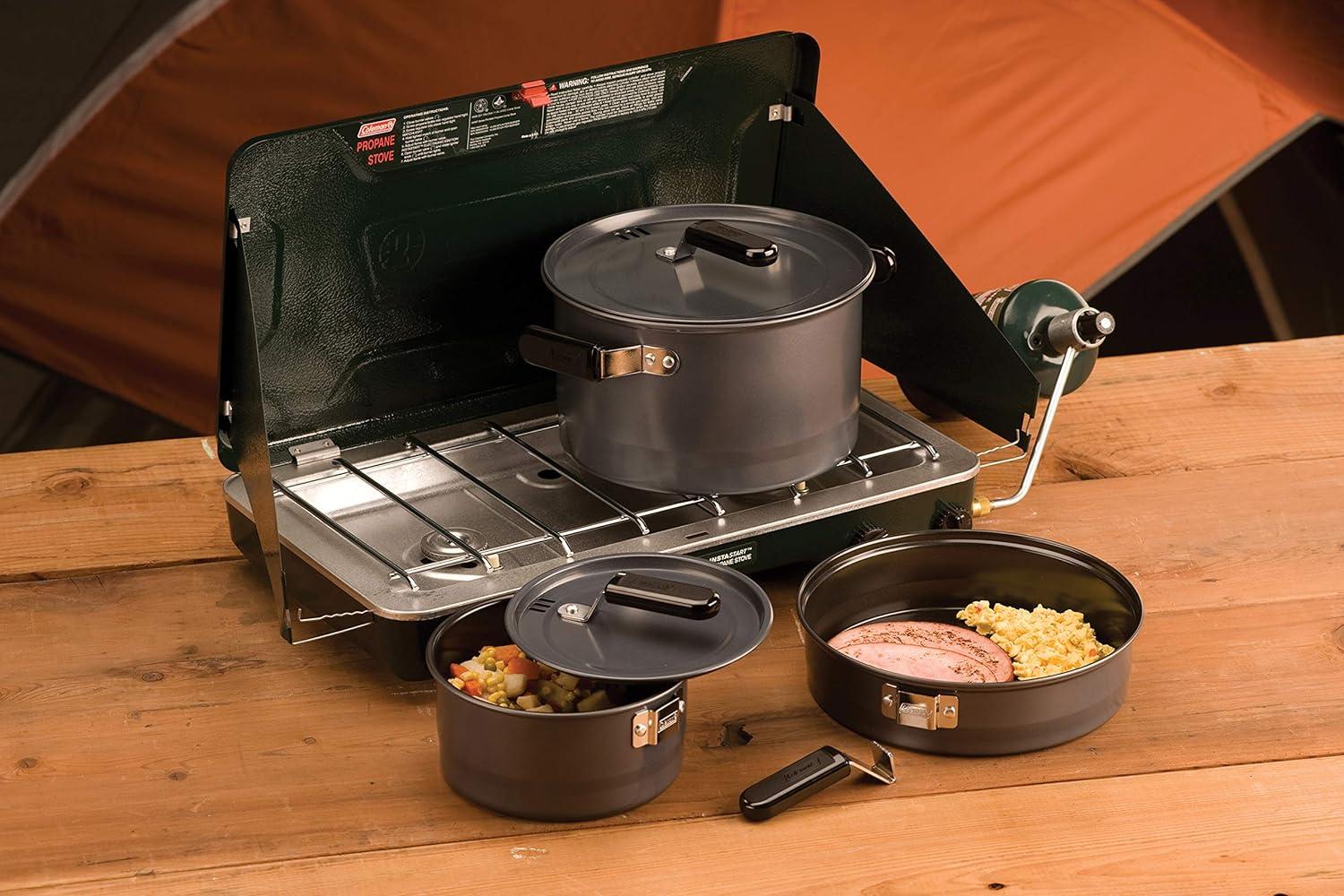 Coleman 6 Pieces Steel Camping Mess Kits