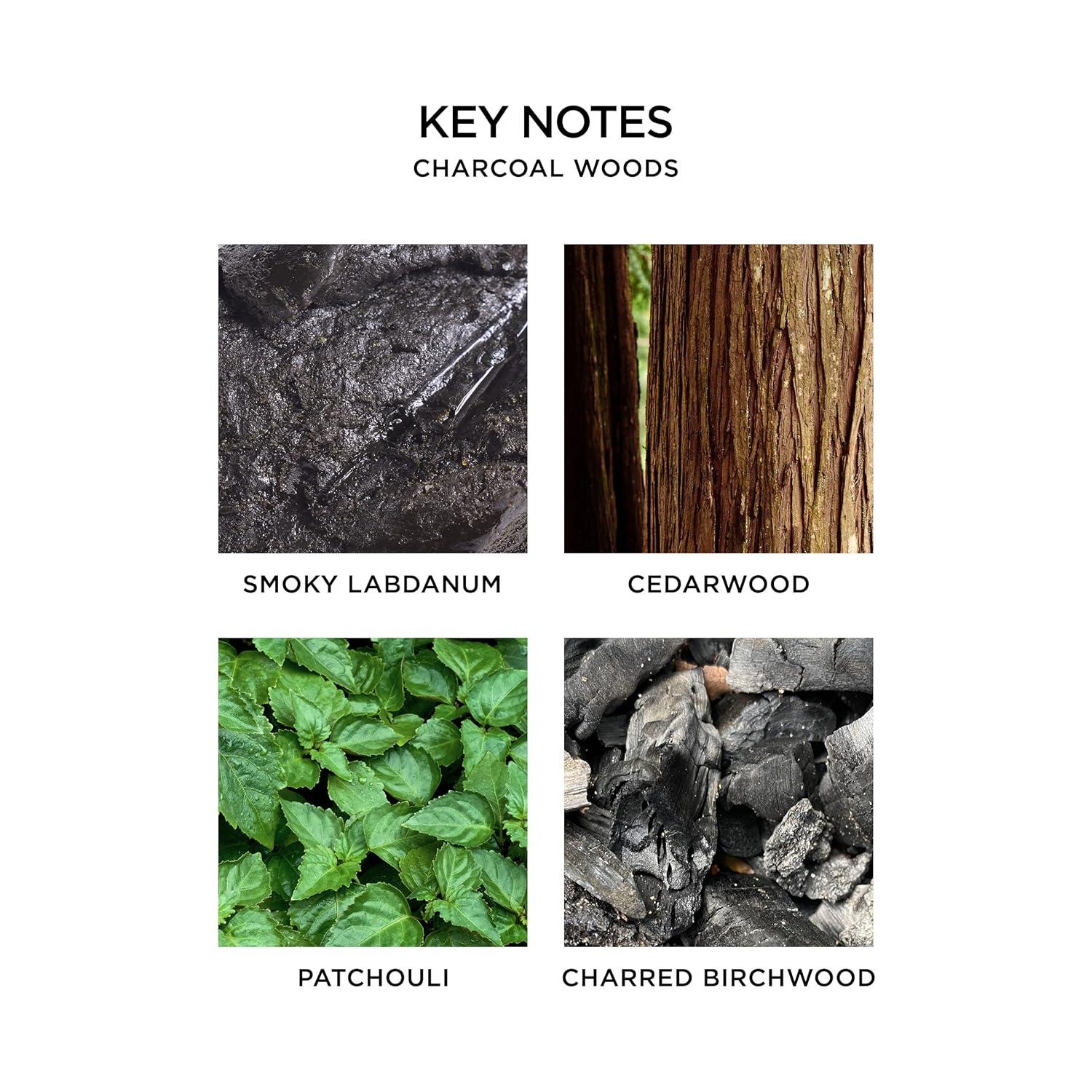 Charcoal Woods Elegance 3-Wick Scented Soy Candle