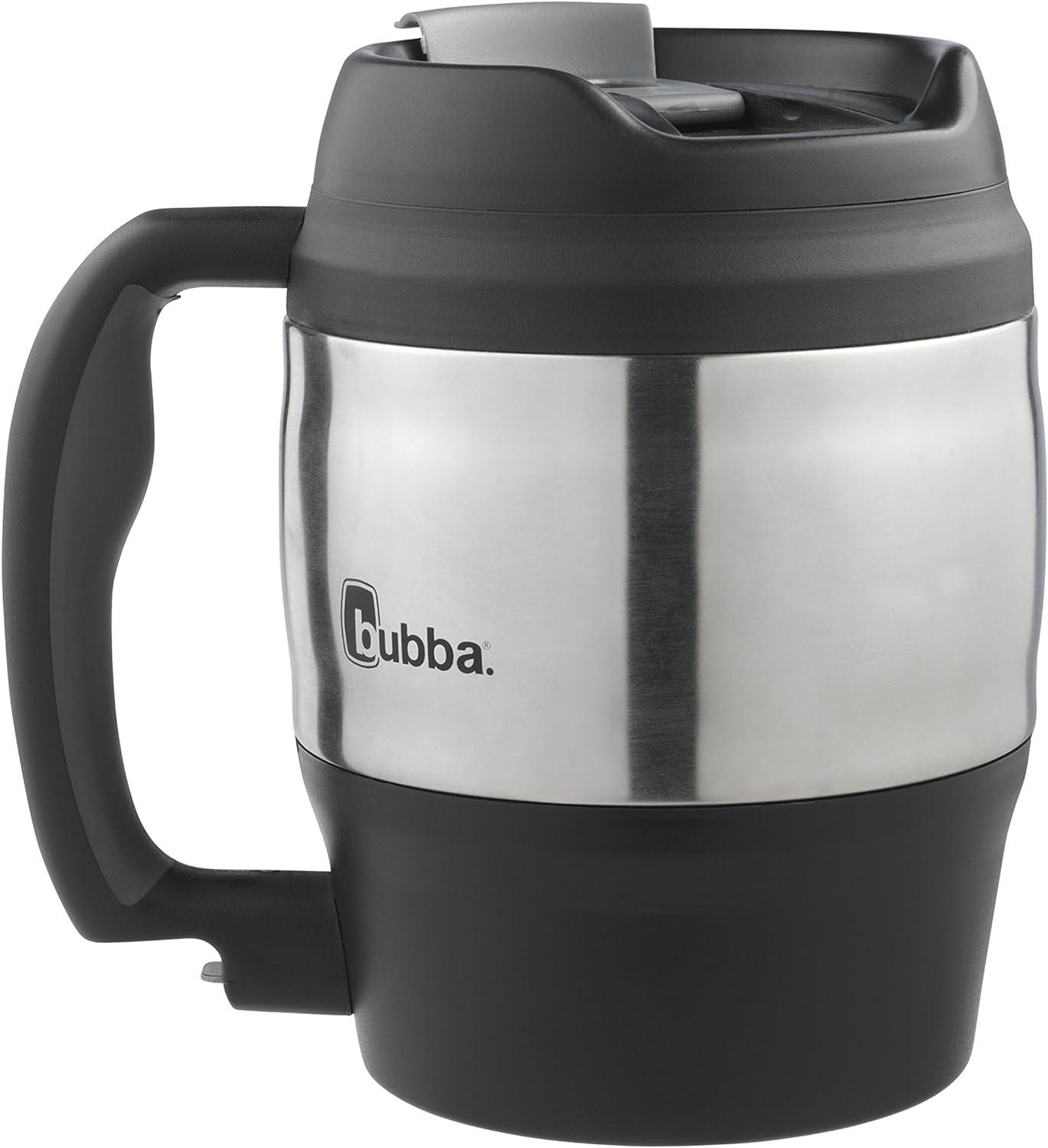 bubba Classic Stainless Steel Mug with Handle Black, 52 fl oz.