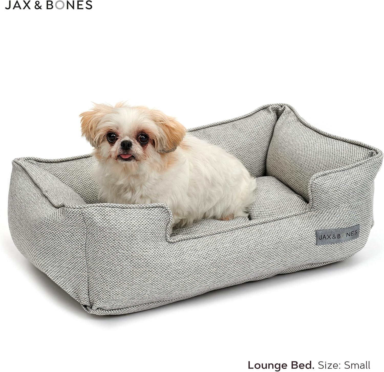 Jax & Bones Striped Polyester Pet Bed