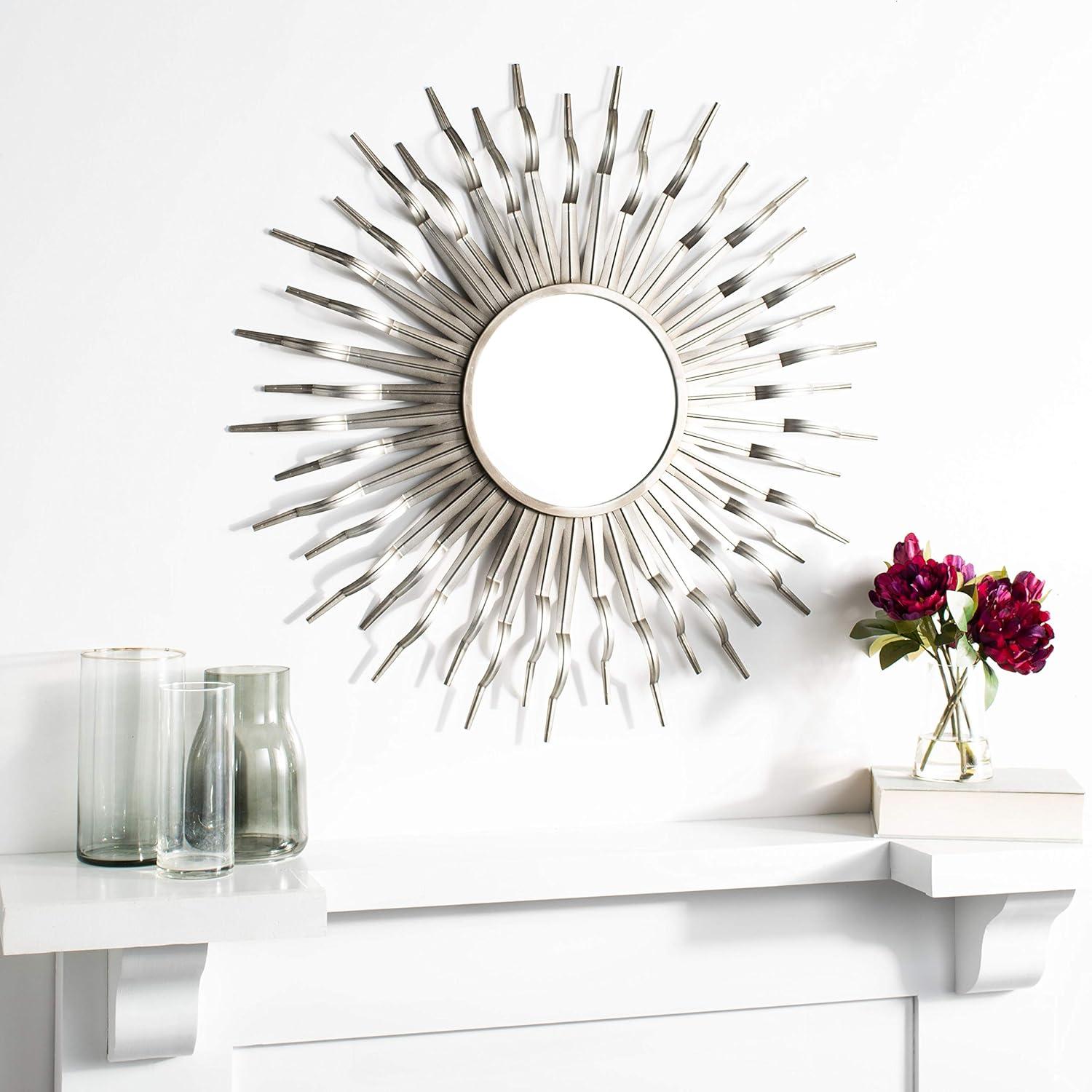 Naya Sunburst Mirror - Gunmetal  - Safavieh
