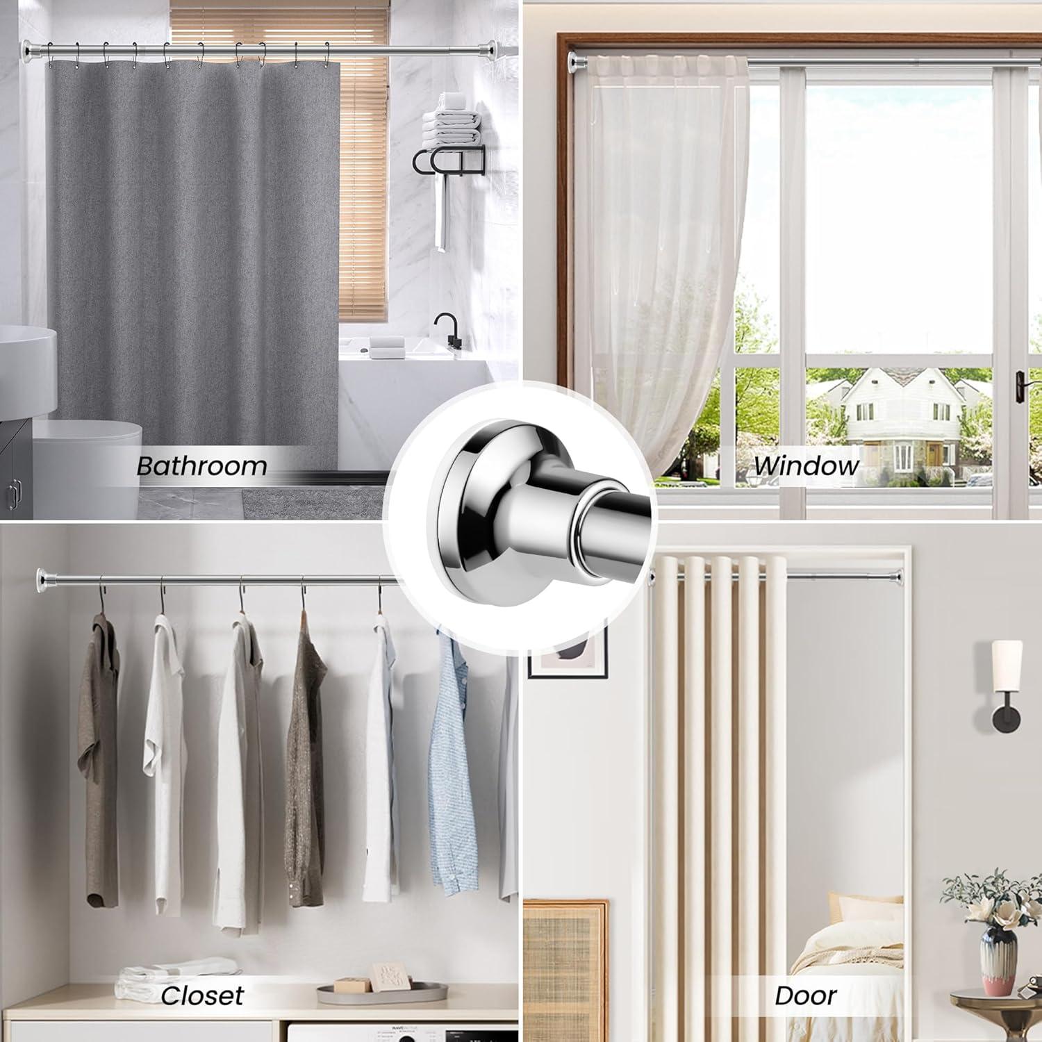 Tromay Heavy Duty Tension Shower Rod