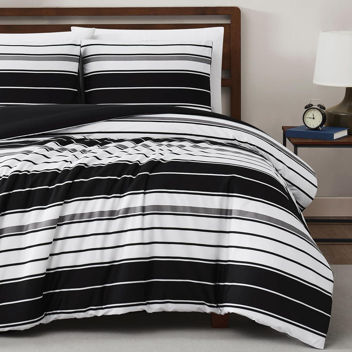 Truly Soft 2-Piece Brentwood Stripe Duvet Cover Set, Twin/Twin XL