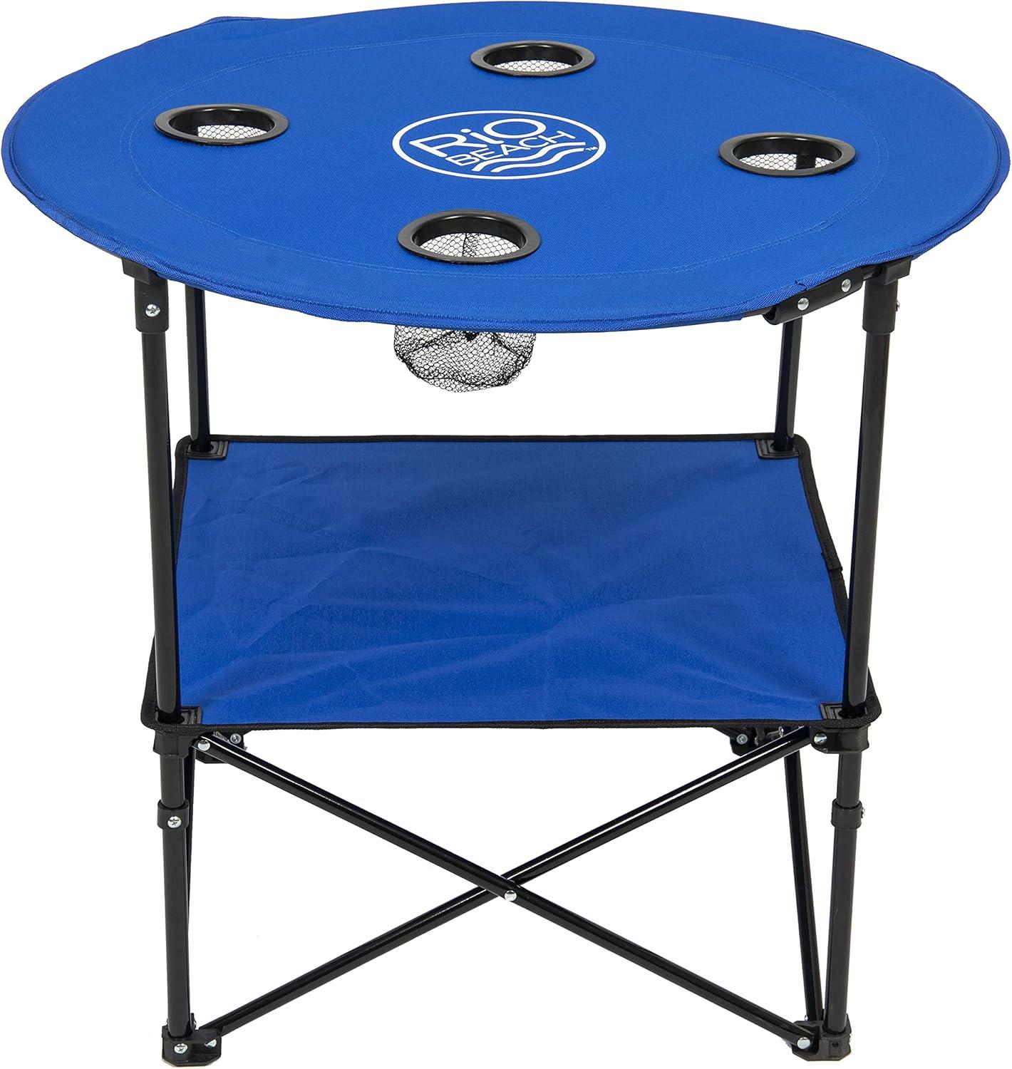 28" diameter material round portable  table