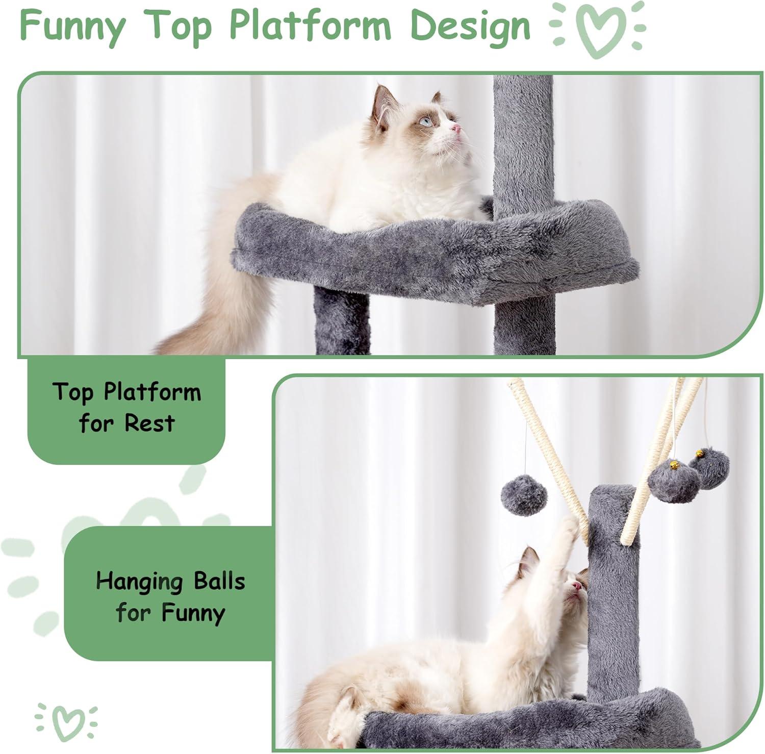 Archie & Oscar™ Indoor Cat Tower with Sisal Scratching Post