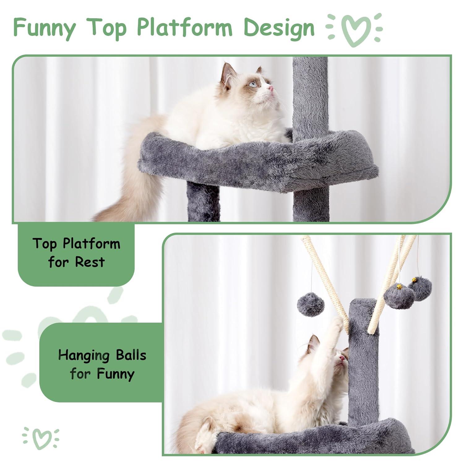 Archie & Oscar™ Indoor Cat Tower with Sisal Scratching Post