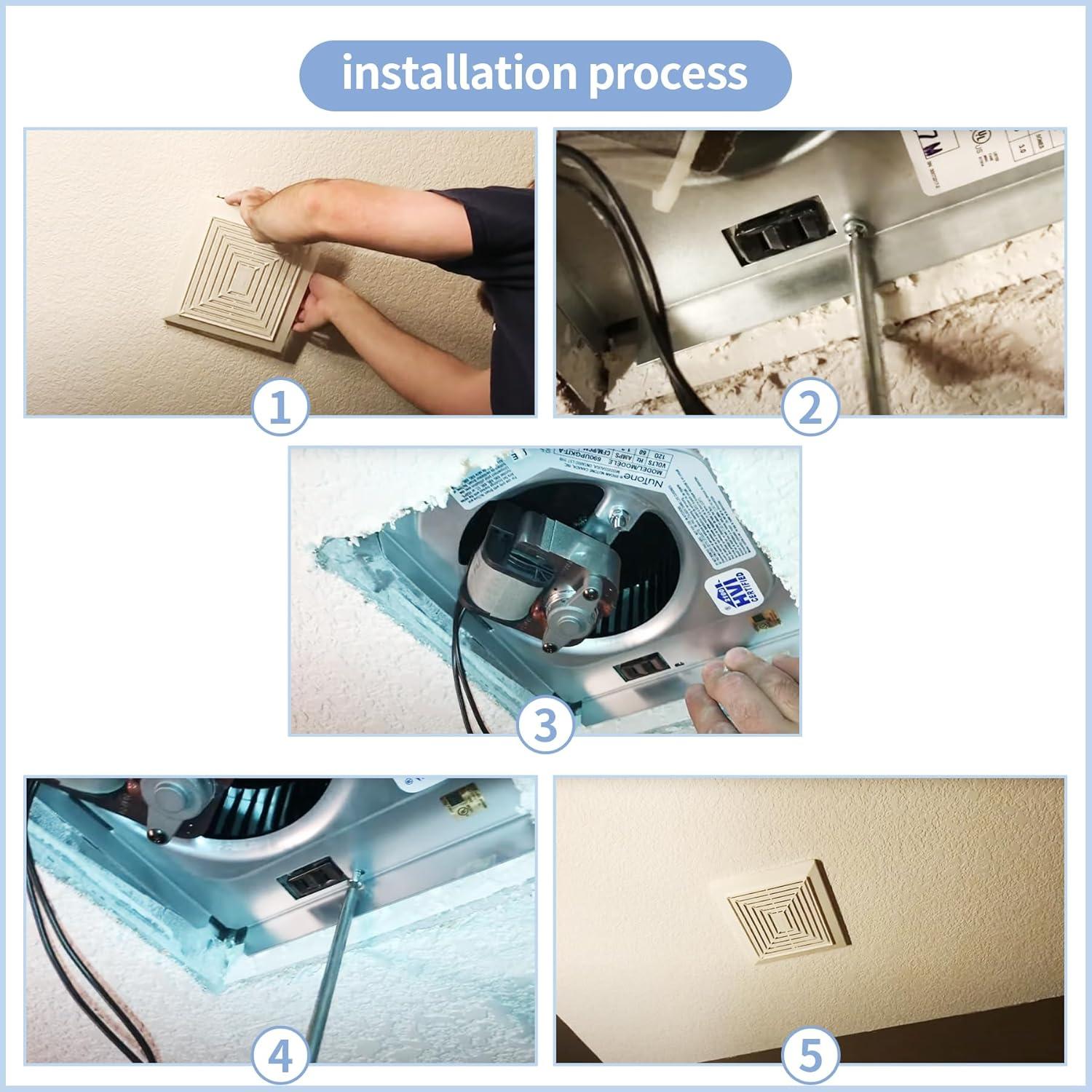S0504B000 Bathroom Fan Motor Assembly Compatible with Bro-an Nutone 769RL for B Unit, Repalce Models 757, 769RFT-R01, 769RL, 769RL-R01 and VF707RCN. 765RL