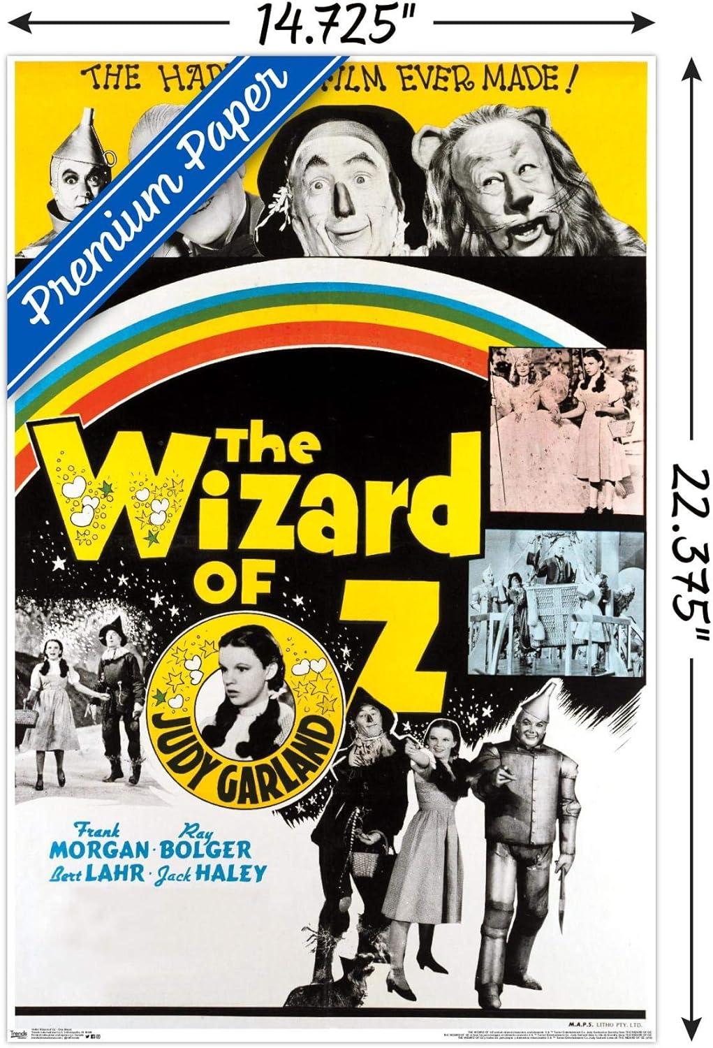 The Wizard Of Oz - One Sheet Wall Poster, 14.725" x 22.375"