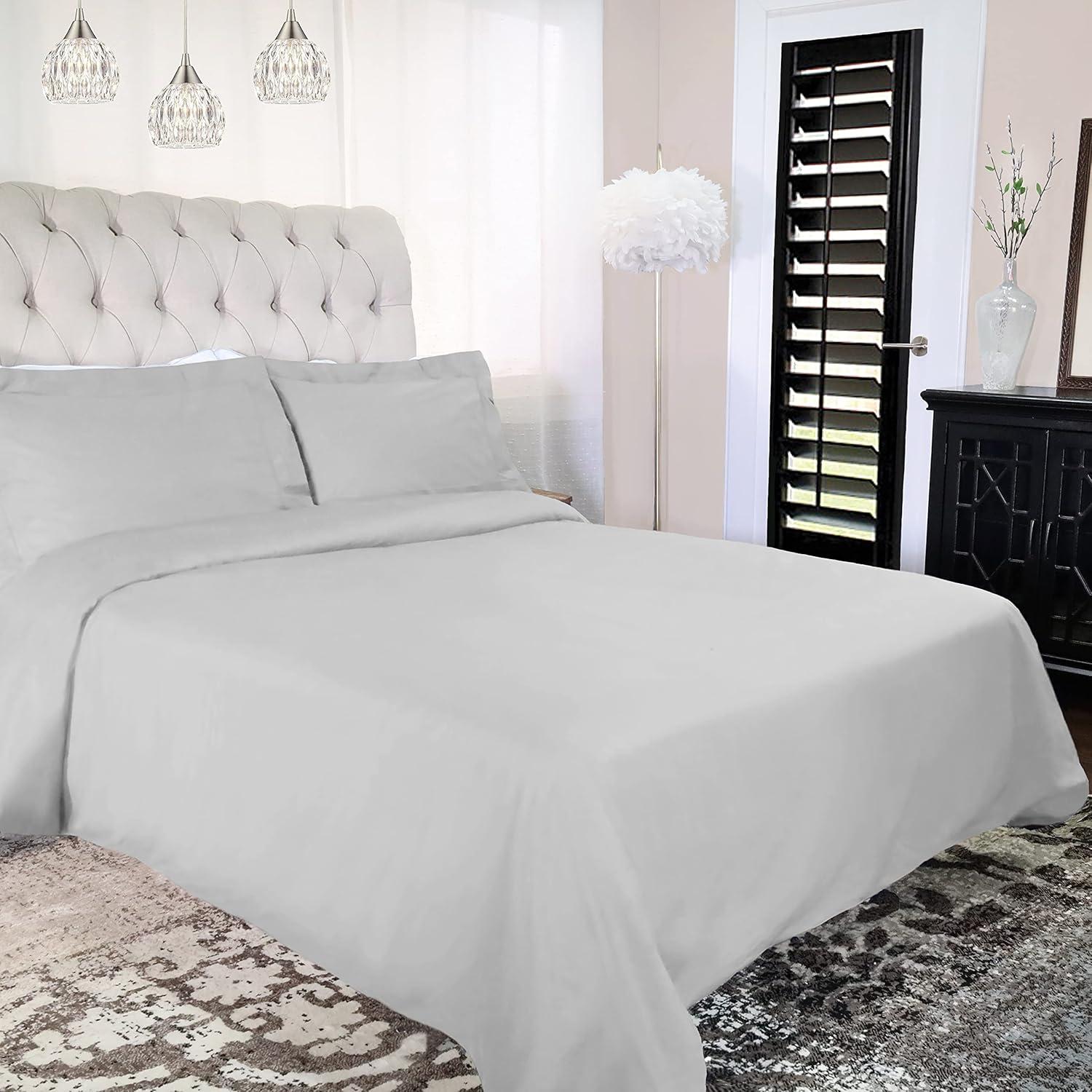 Modern & Contemporary Cotton Sateen Duvet Cover Set