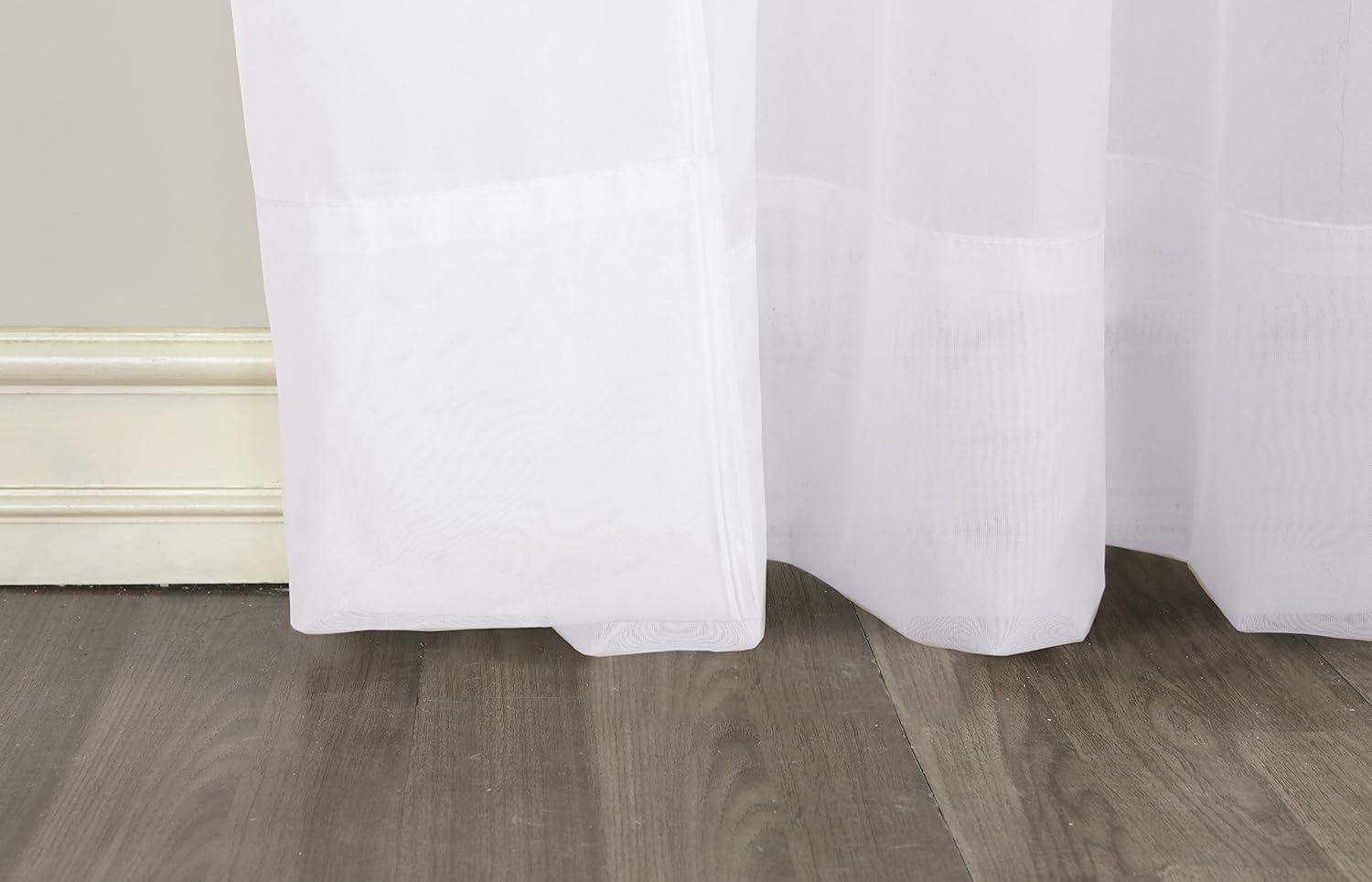 No. 918 Sheer Emily Voile Grommet Top Curtain Panel