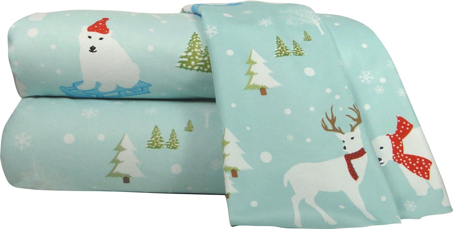 Micro Flannel® Micro Flannel® Printed Deep-Pocket Sheet Set