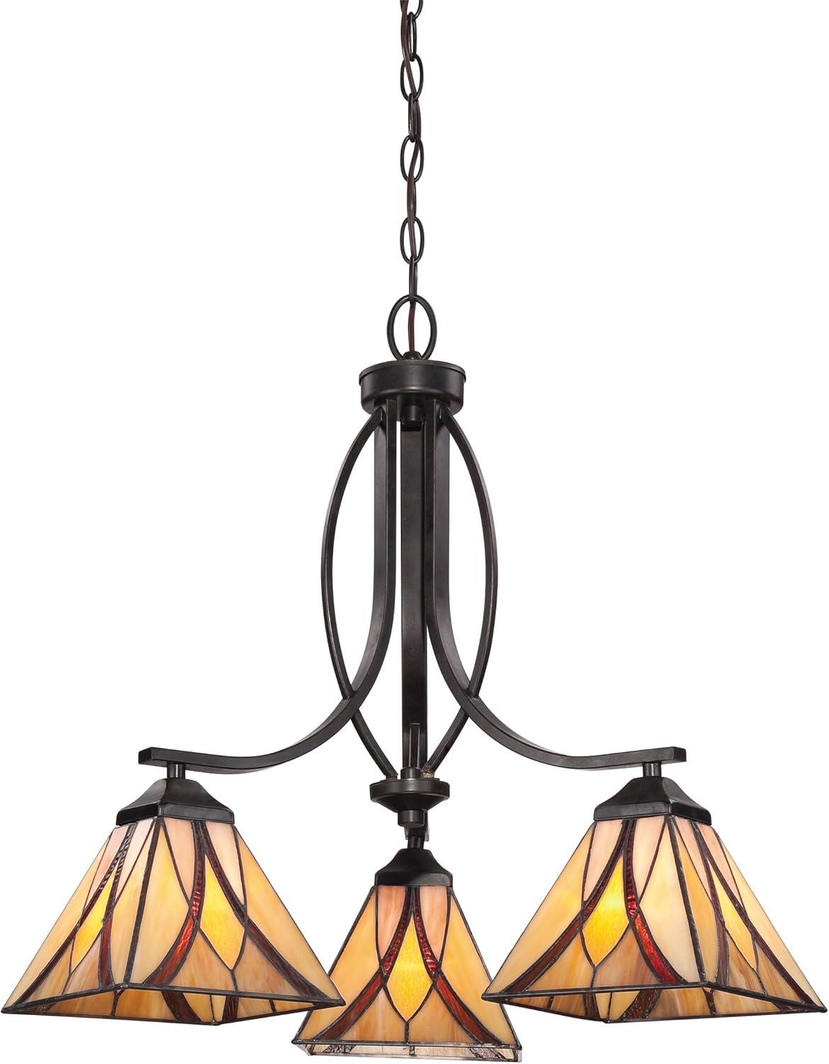 Quoizel Lighting Asheville 3 - Light Pendant in  Valiant Bronze