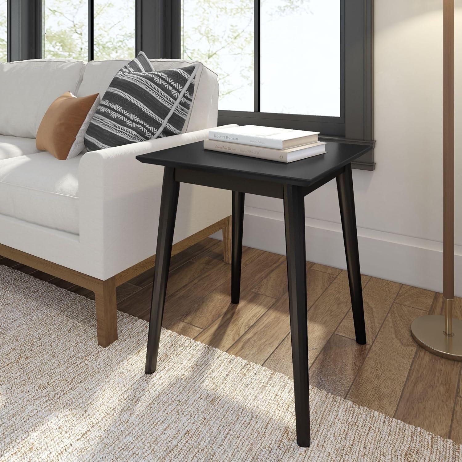 Leaford Solid Wood End Table