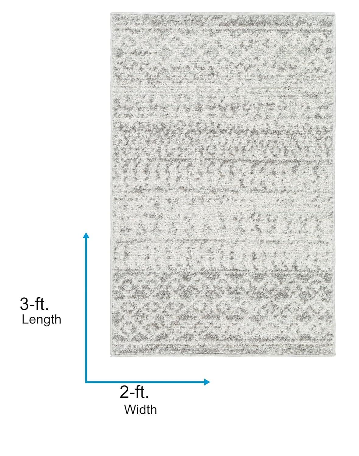 Laurine Gray Doormat 2 ft. x 3 ft. Area Rug