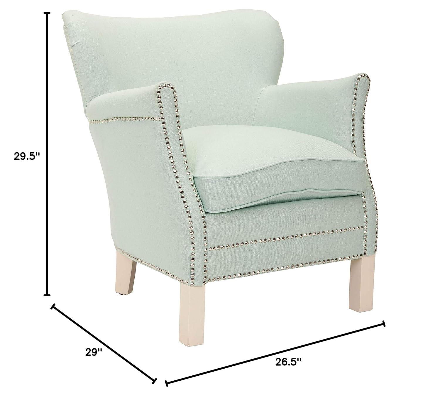 Jenny Arm Chair - MCR4543 - Robins Egg Blue - Safavieh