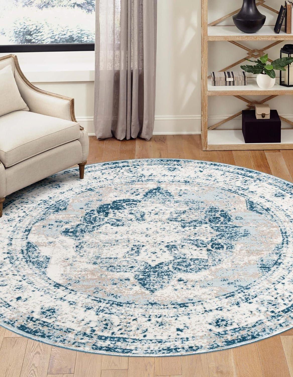 Brandt Oriental Blue Area Rug