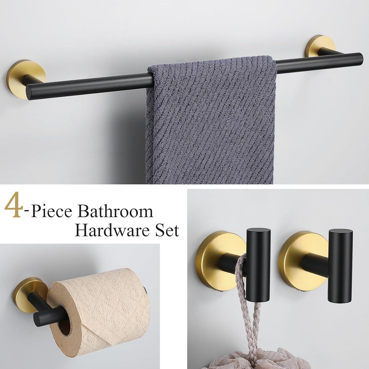 4 - Piece Bathroom Hardware Set