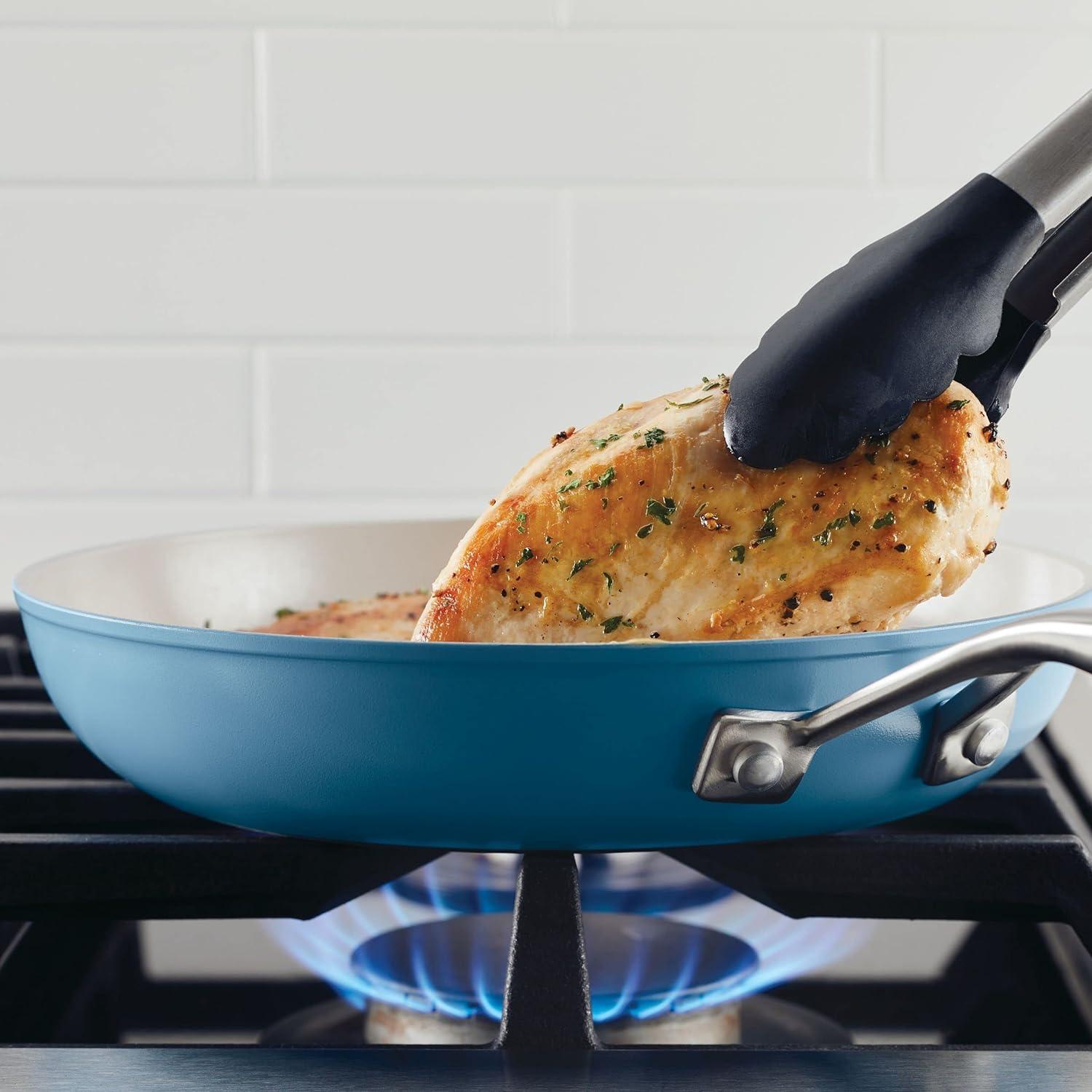 KitchenAid ® Blue Velvet Hard-Anodized Ceramic Non-Stick 10-Piece Cookware Set