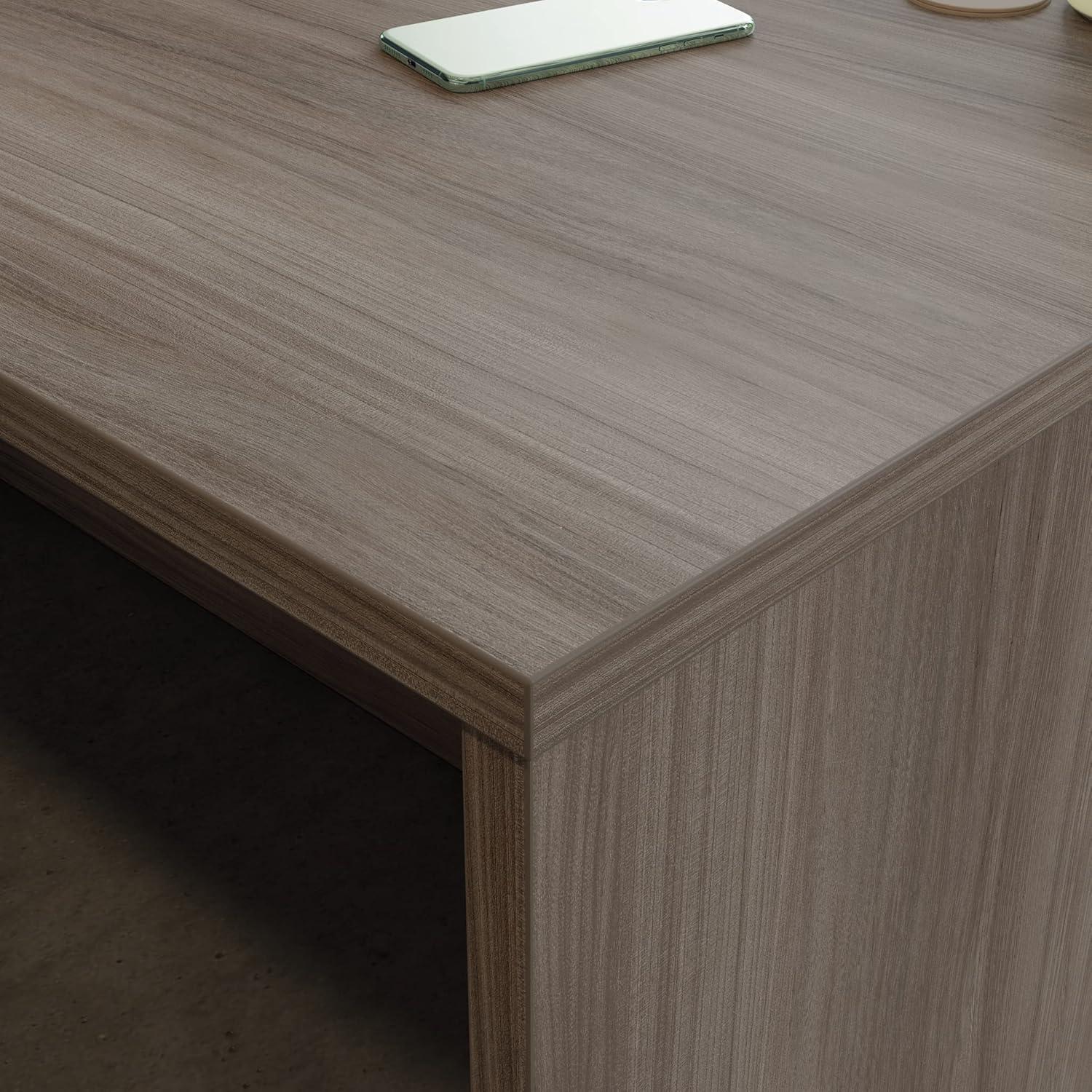 Sauder Affirm Engineered Wood 60"x30" Executive Desk in Hudson Elm/Brown