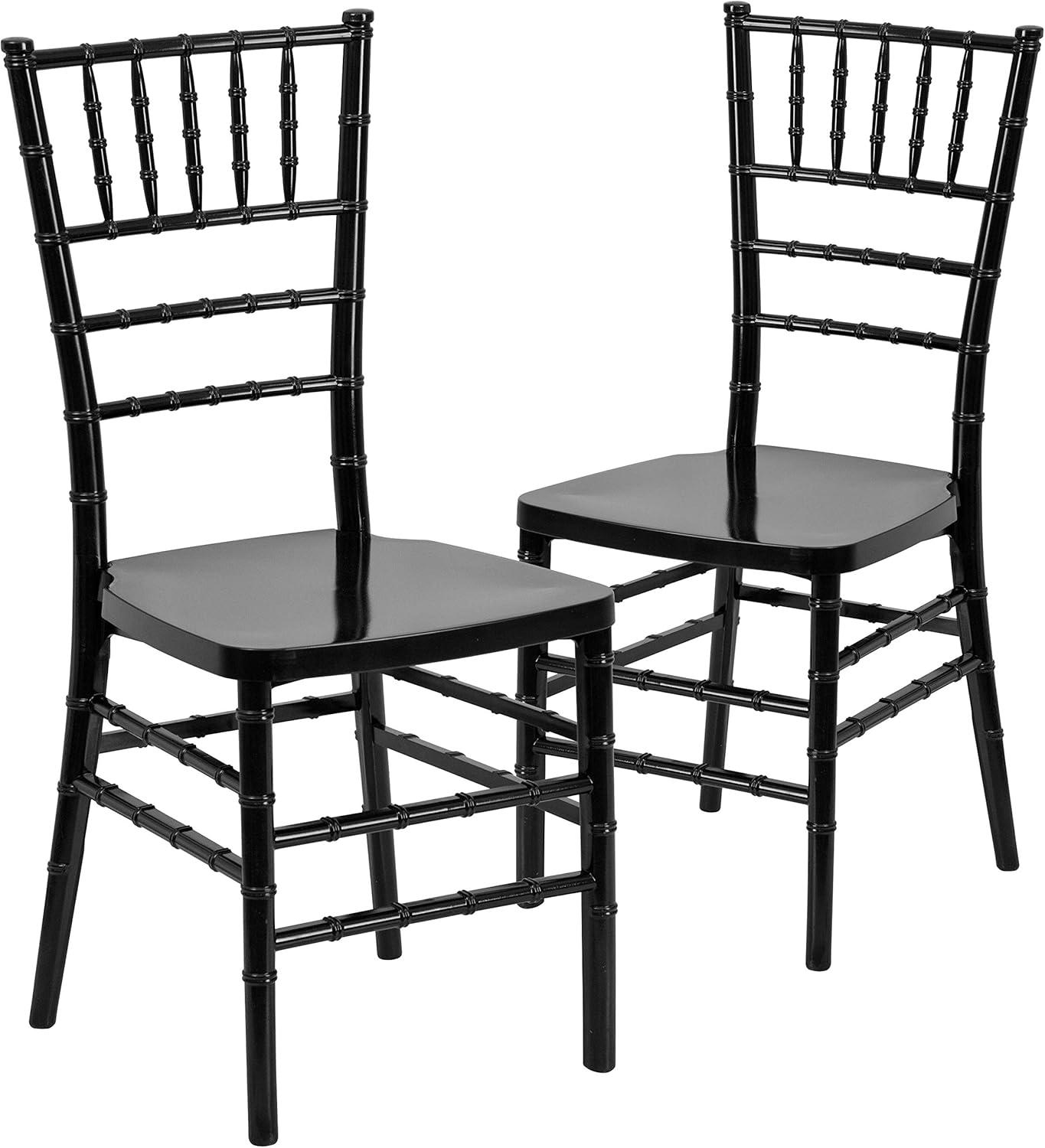 Flash Furniture Emma Premium Series Resin Stacking Chiavari Chair (Set of 2)