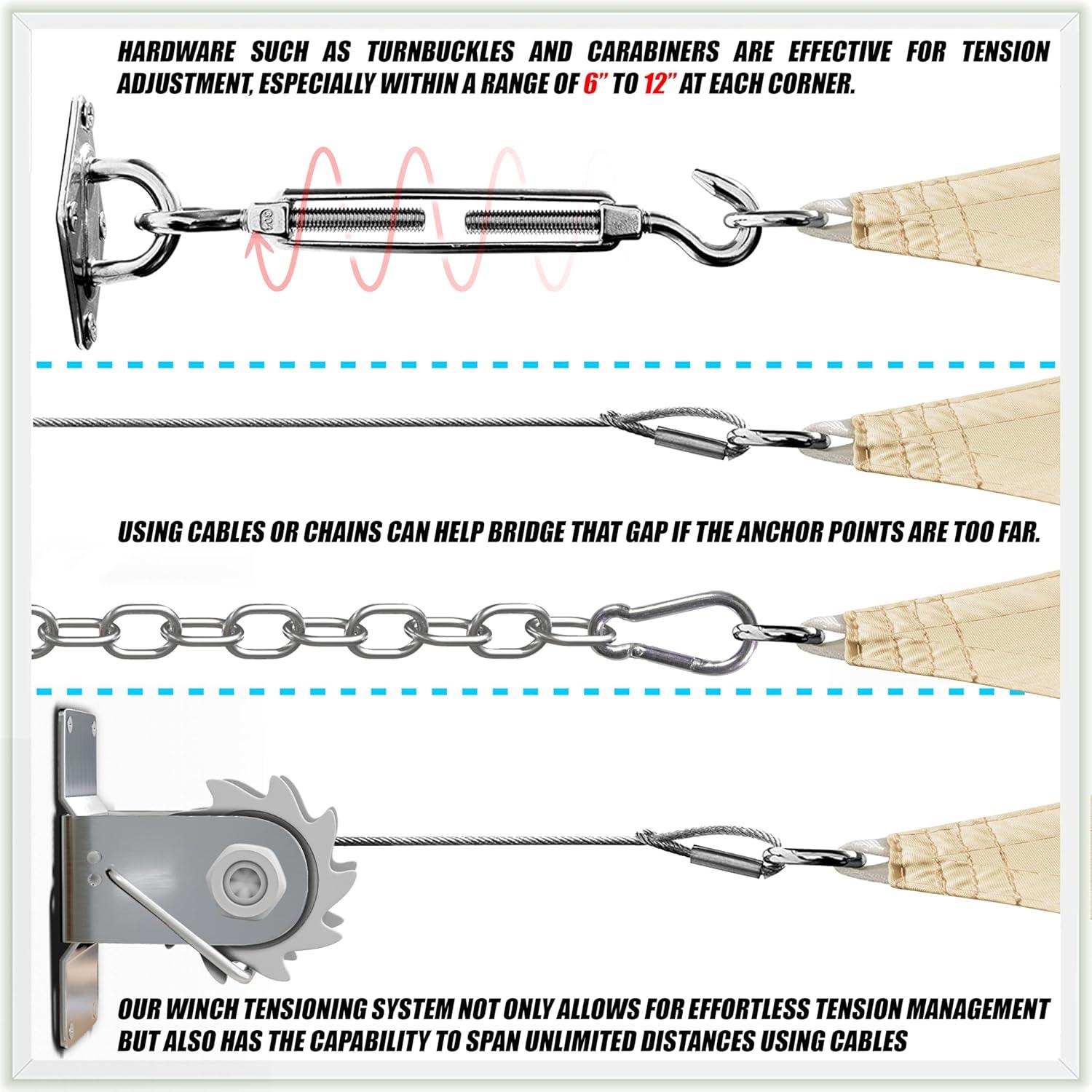 ColourTree Colourtree Waterproof Triangle Shade Sail