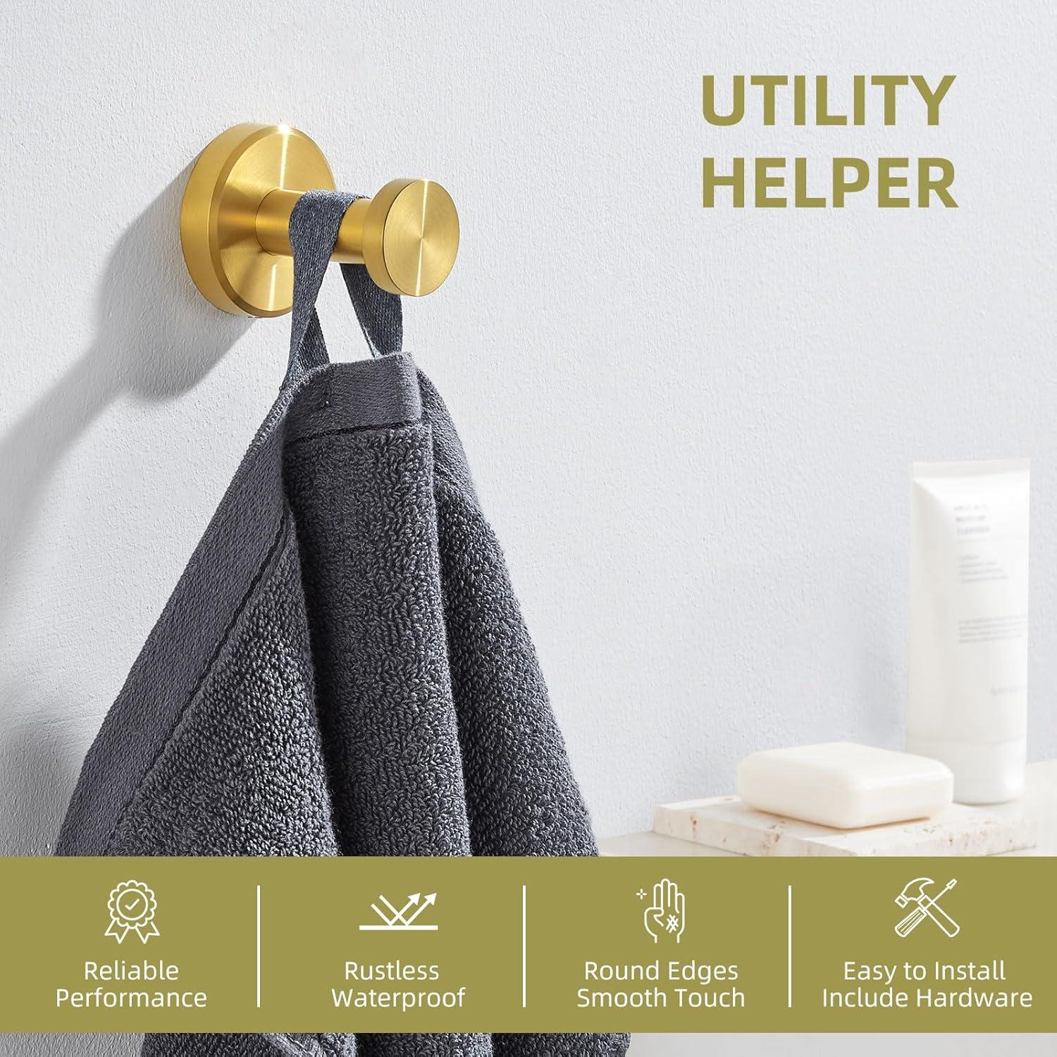 Stainless Steel Wall Mounted Robe Hook