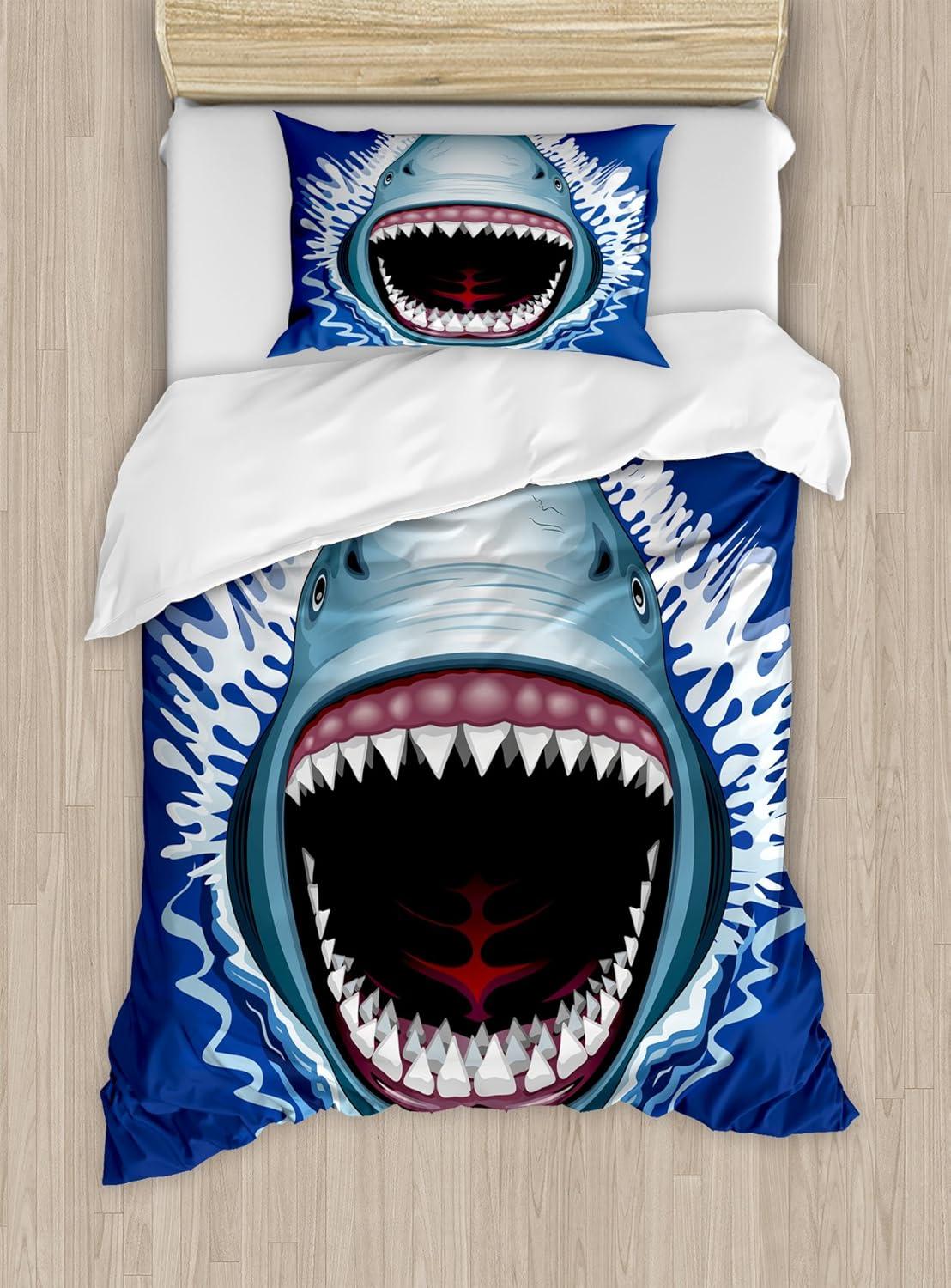 Shark Modern & Contemporary Duvet Cover Set