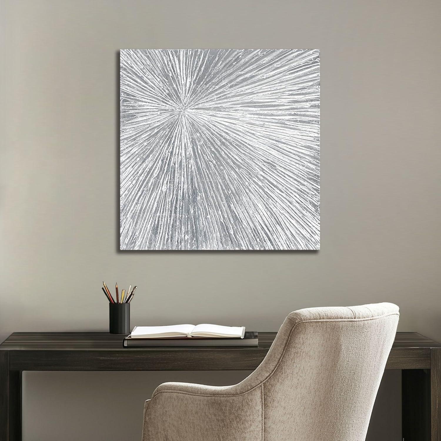 Madison Park Signature Sunburst 3-Piece Hand-Painted Resin Wall Art