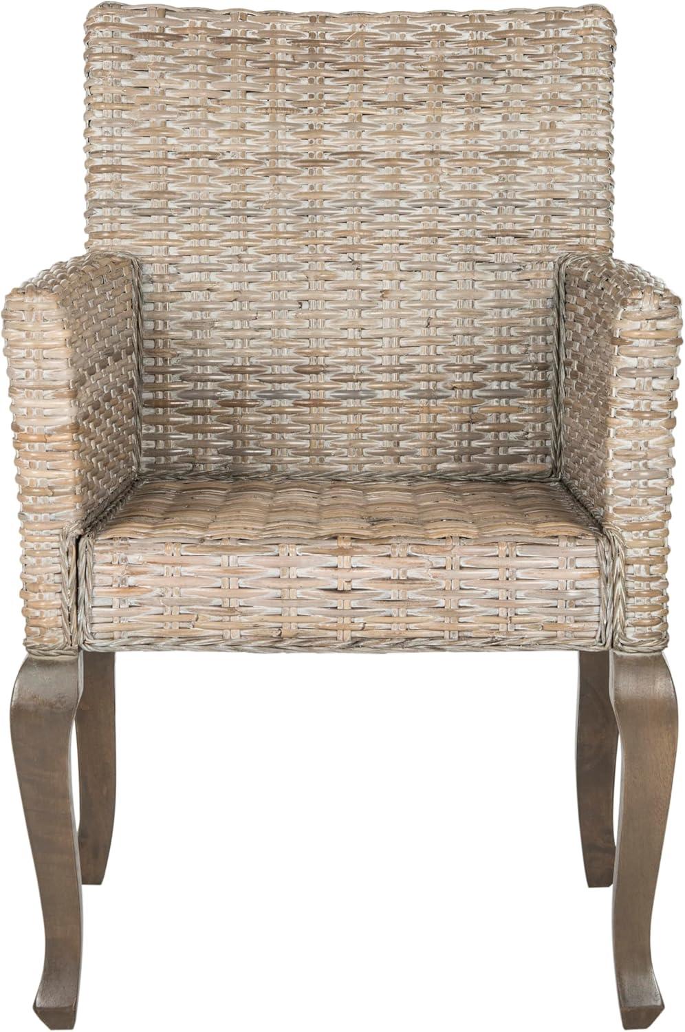 Armando 18''H Wicker Dining Chair (Set of 2)  - Safavieh