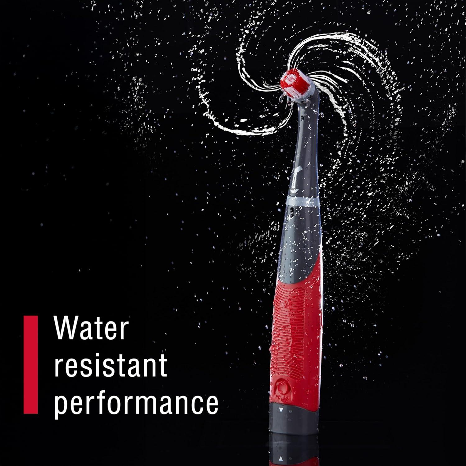 Rubbermaid Power Scrubber with 1 All-Purpose Scrubbing Head and 1 Grout Scrubbing Head