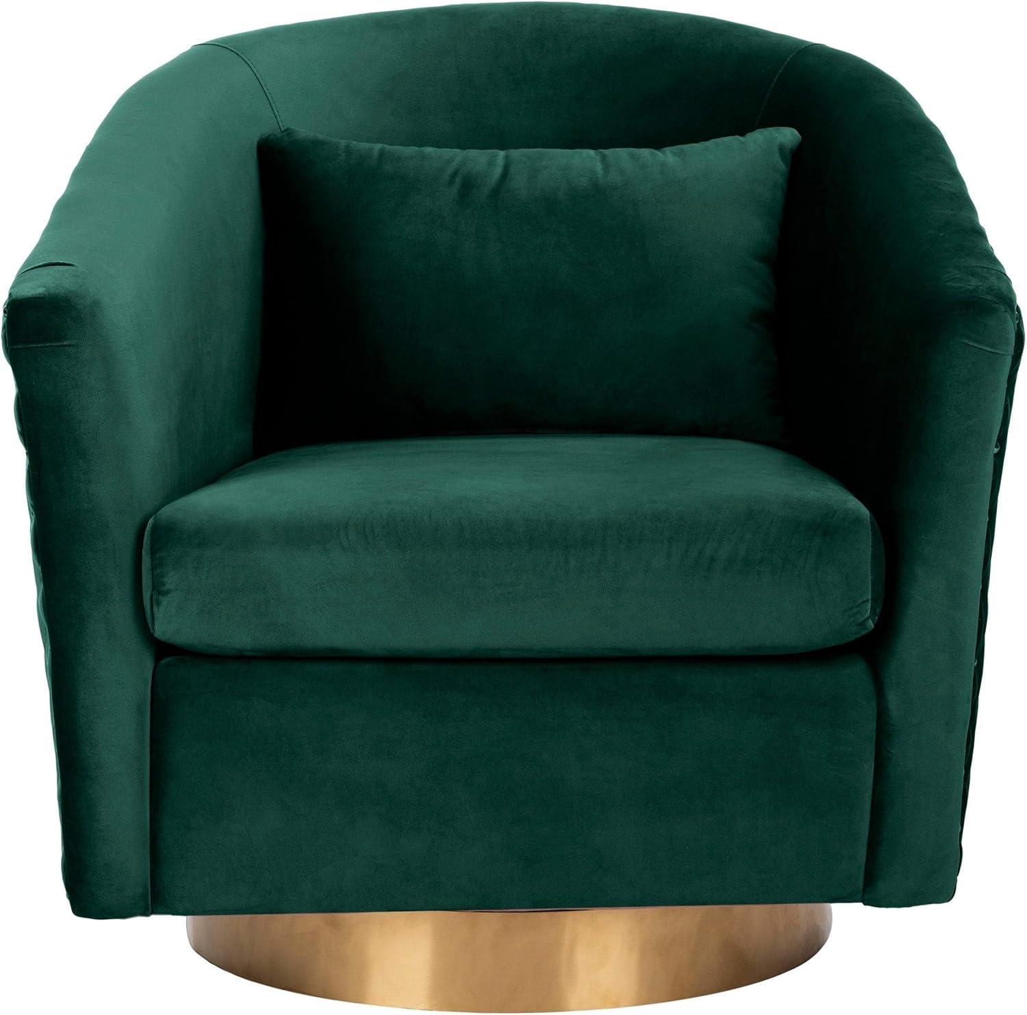 Skye Upholstered Swivel Barrel Chair