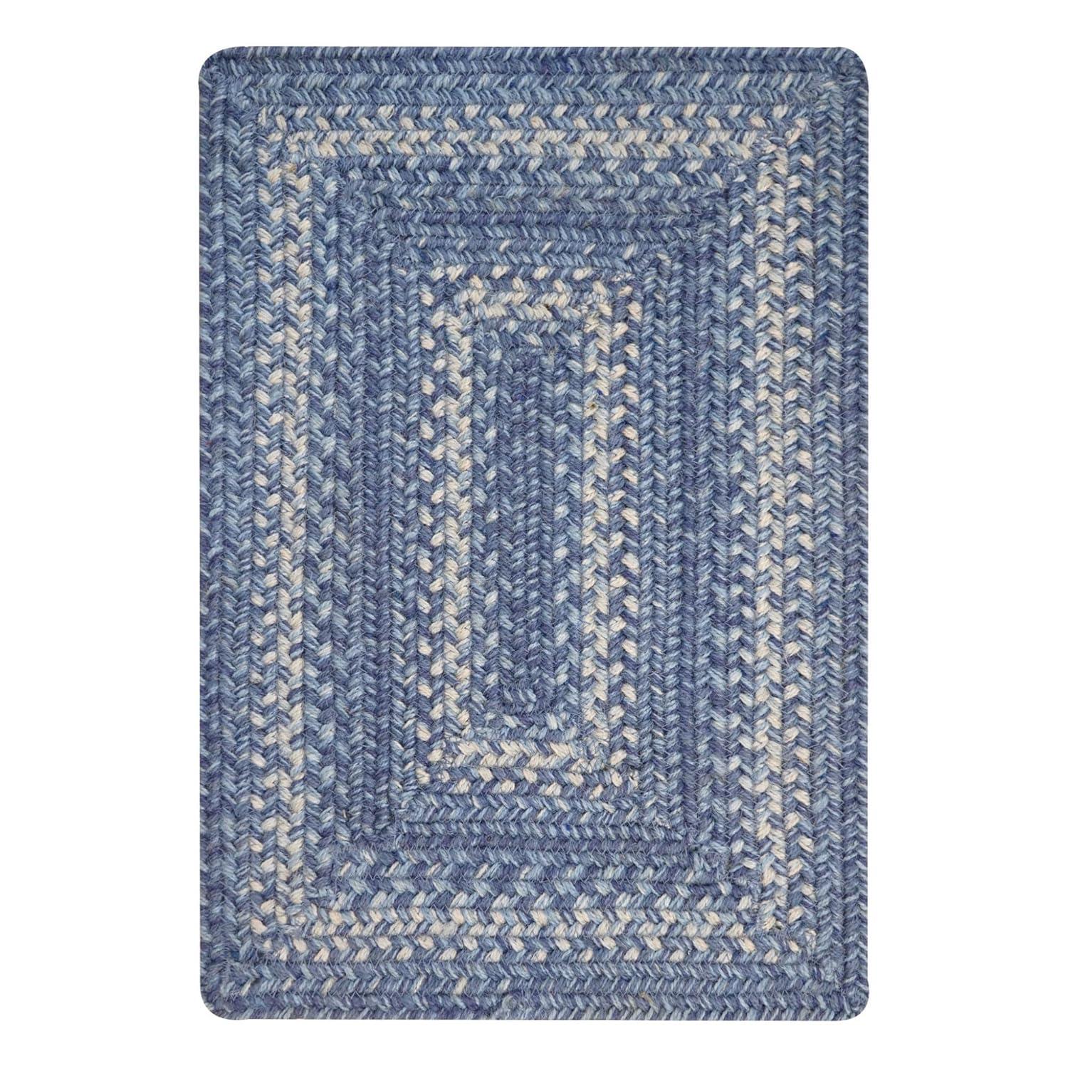 Homespice - Denim Blue Runner for Table 11x36 inches, a Long and Thick Table Runner to Use as a Coastal Style Dinner Table Runner - Handmade from Premium Jute - Reversible and Durable Braided Runner