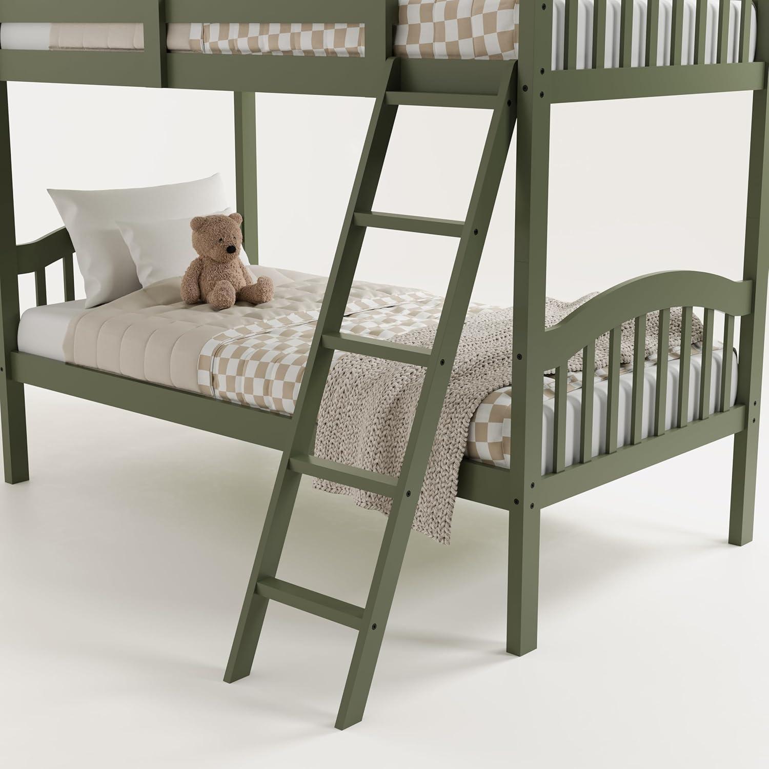 Long Horn Twin Over Twin Solid Wood Standard Bunk Bed by Storkcraft