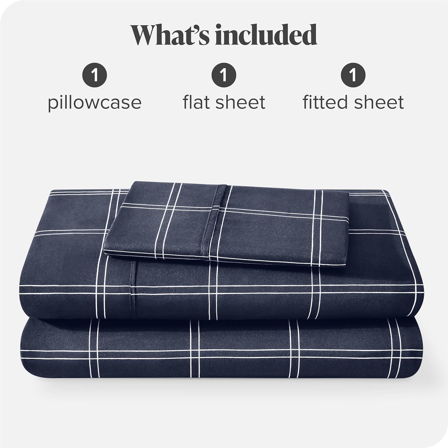 Printed Pattern Microfiber Sheet Set by Bare Home