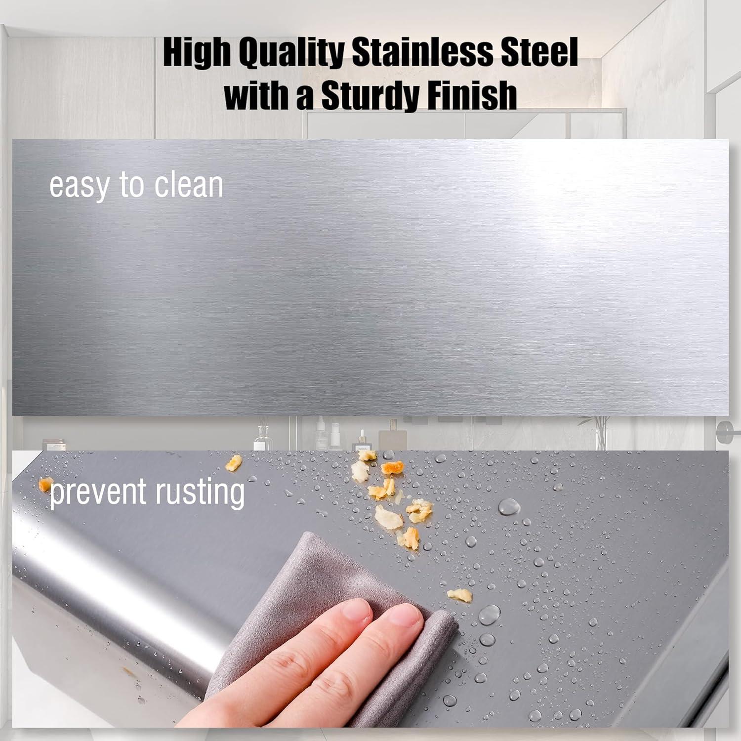 Stainless Steel Open-Top Trash Can - 2.1 Gallons