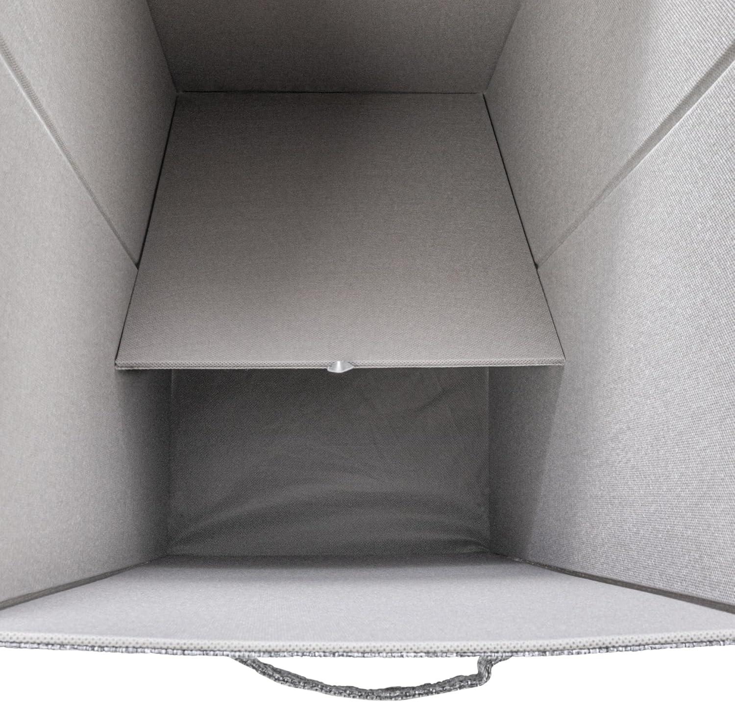 Household Essentials Rolling Laundry Hamper with Handles