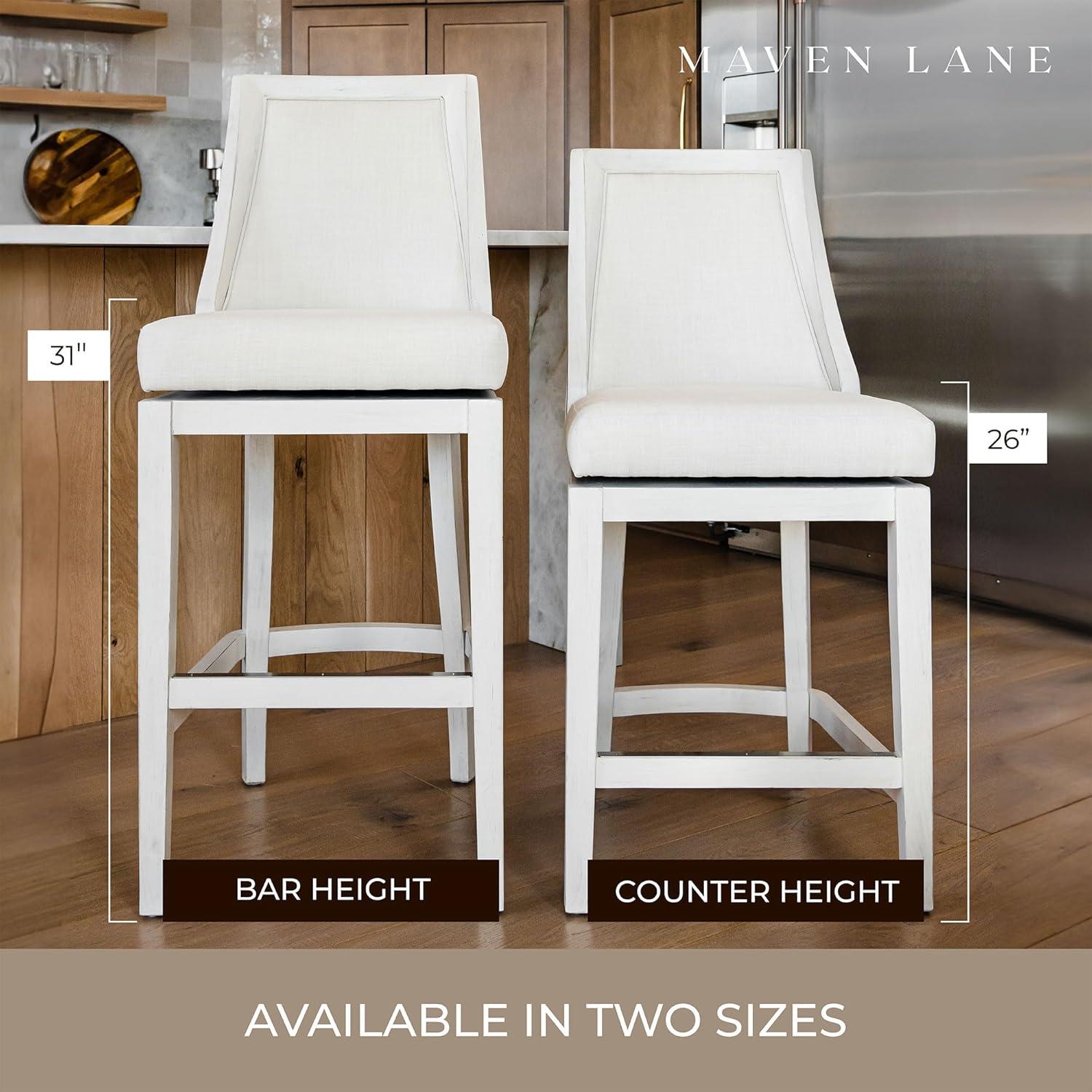 Maven Lane Vienna Swivel Kitchen Stool