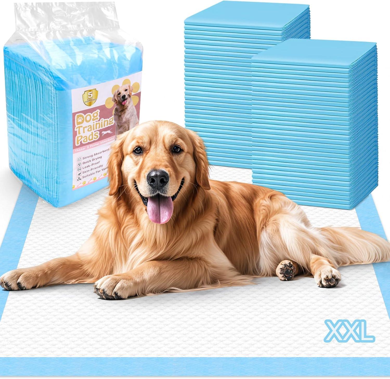 Pee Pads for Dogs - 30" X 36" Extra Large Puppy Pads XXL Potty Training Pads for Pet Wee Wee Pads Quick Absorbent Disposable Leak-Proof Pee Pads for Dogs Large Puppy Supplies - 30 Count
