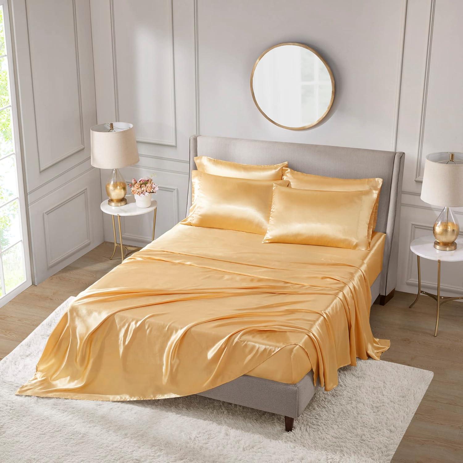 Satin Luxury 6-Piece Sheet Set