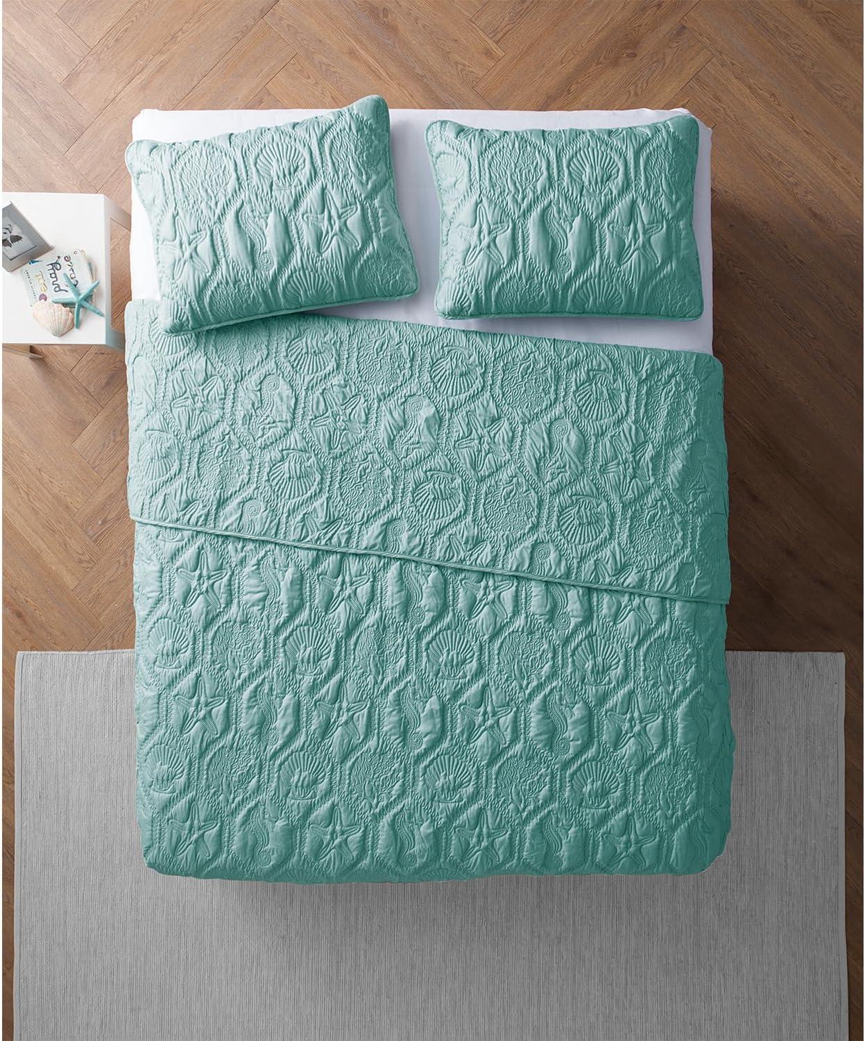 VCNY Shore 3-Piece Embossed Quilt Set & Reviews | Wayfair