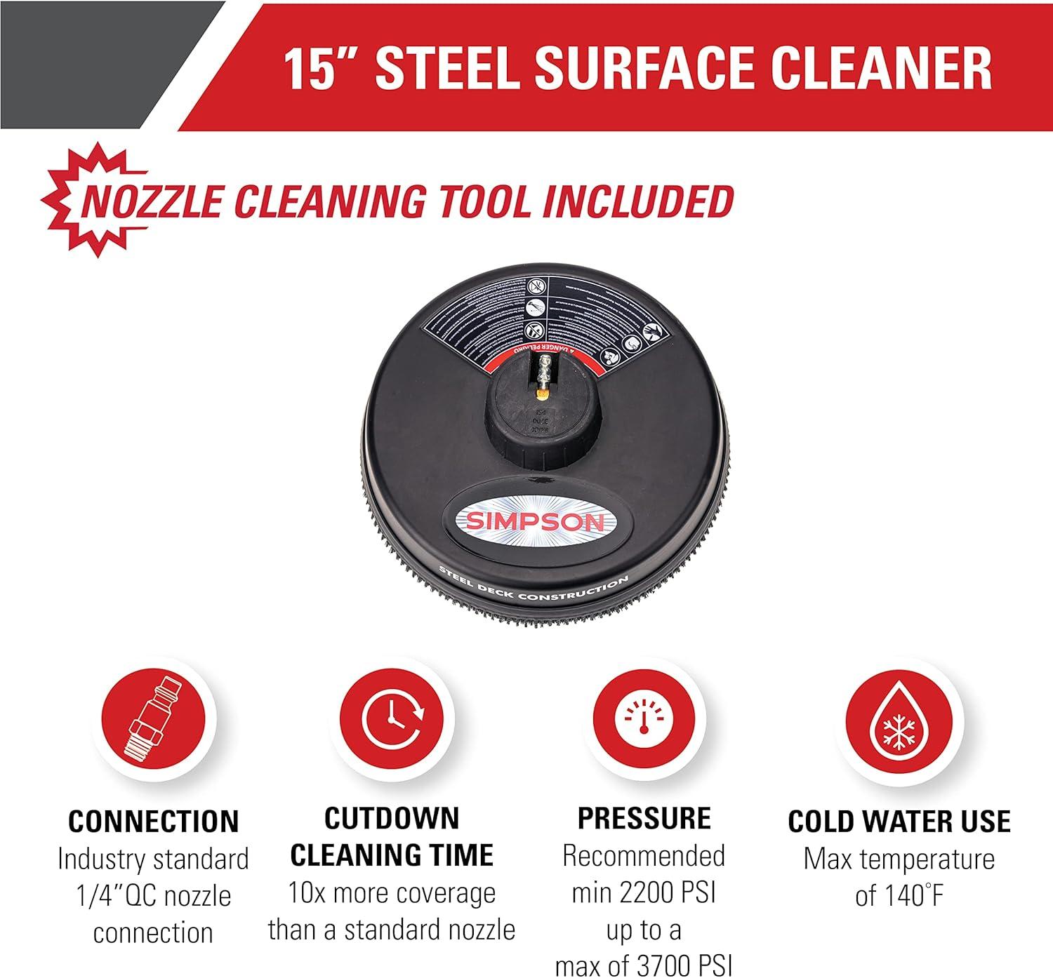 Simpson Genuine OEM 15" Surface Scrubber Kit, 3700psi - 80165