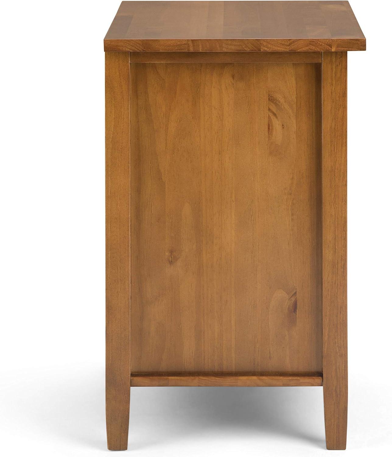 Warm Shaker Solid Wood Nightstand