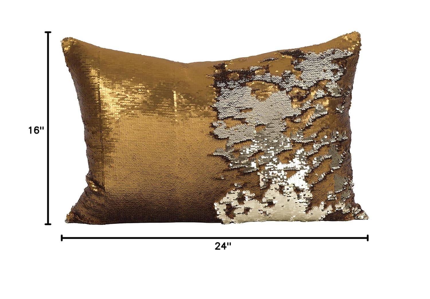 Saro Sirun Collection Sequined Throw Pillow