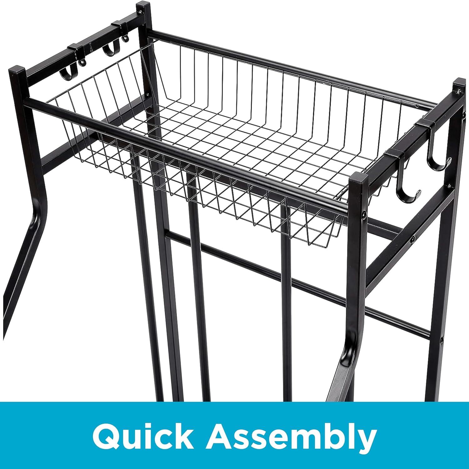 Metal Freestanding Multi-Use Bike Rack