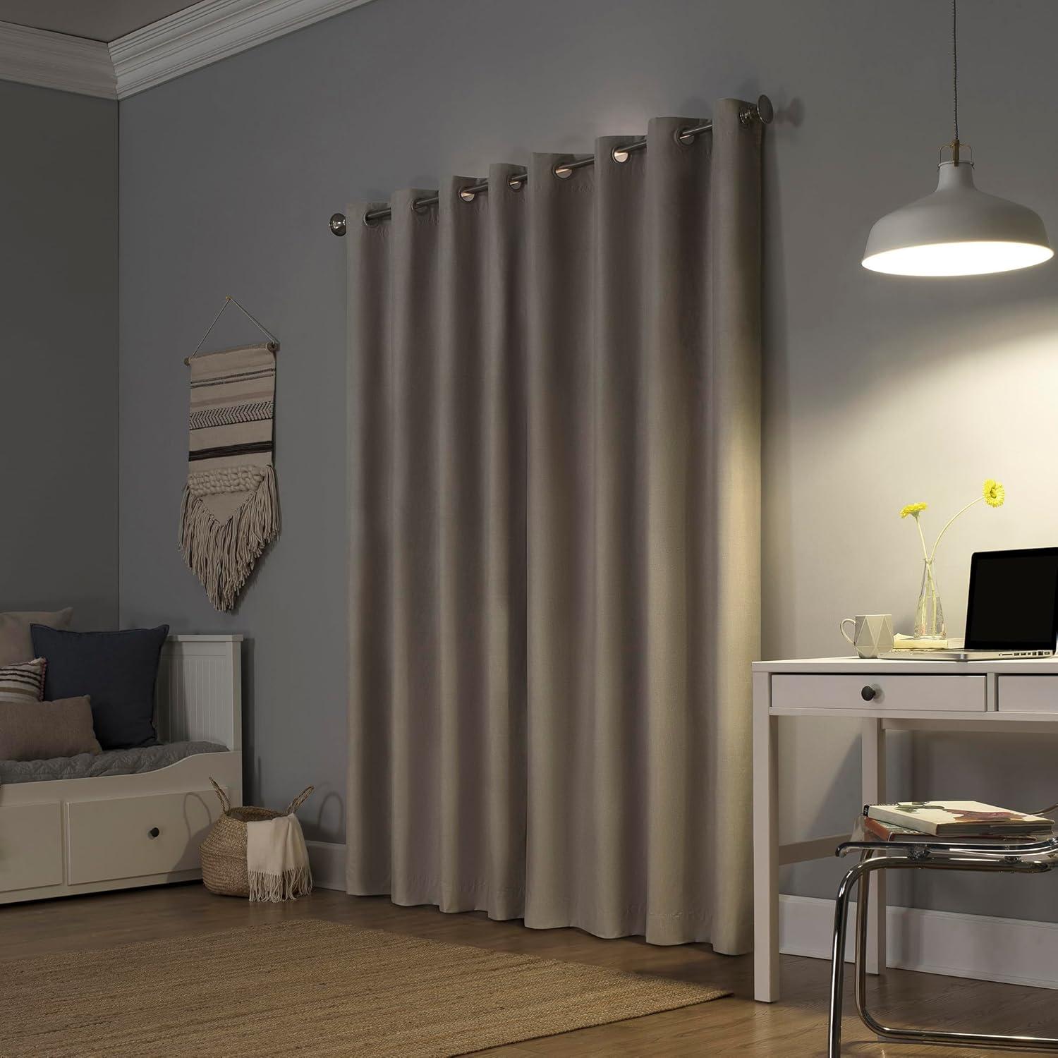 Sun Zero Cameron Thermal Insulated 100% Blackout Grommet Curtain Panel