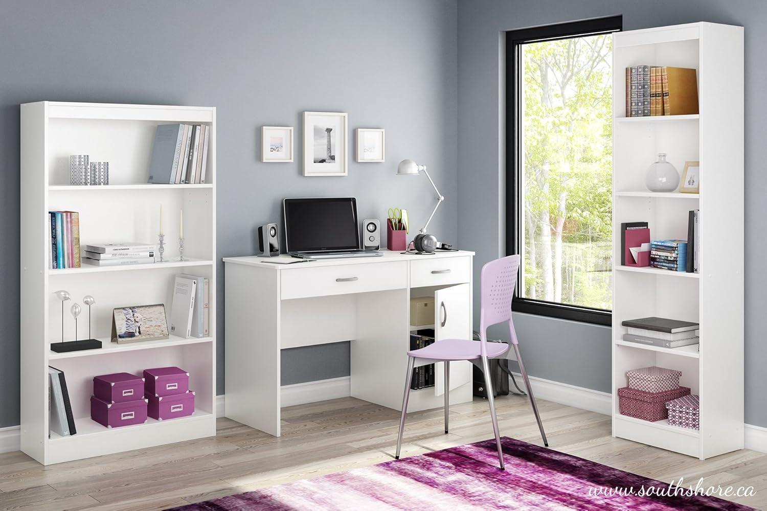 South Shore Axess, Contemporary Desk, Medium Desk White