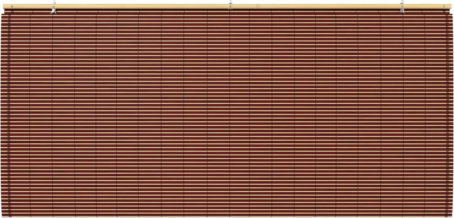 Bamboo Cordless Window Shade - Mahogany 60" W